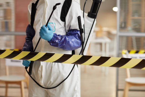 Professional Blood Cleanup technician working in Millstone Township, NJ